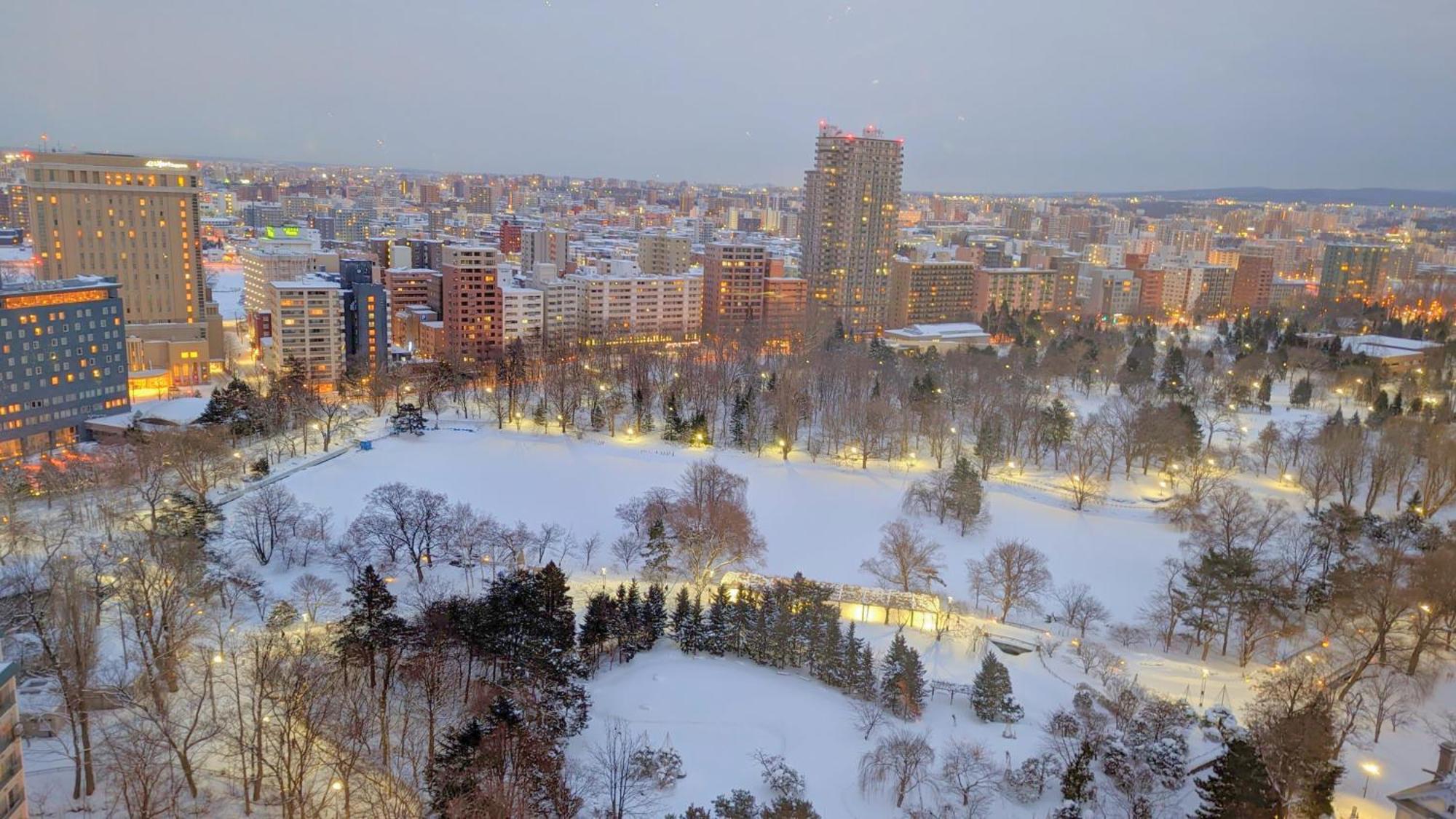 Premier Hotel Nakajima Park Sapporo Extérieur photo Harrods Run in the winter