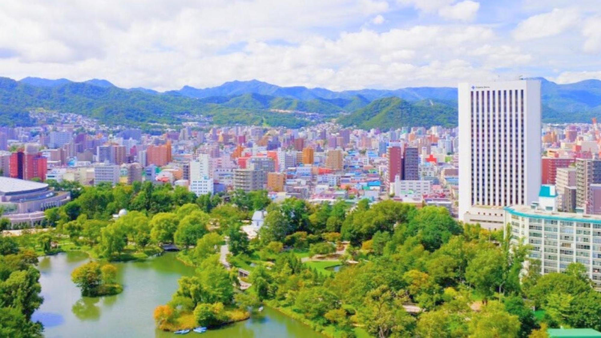 Premier Hotel Nakajima Park Sapporo Extérieur photo View of the city